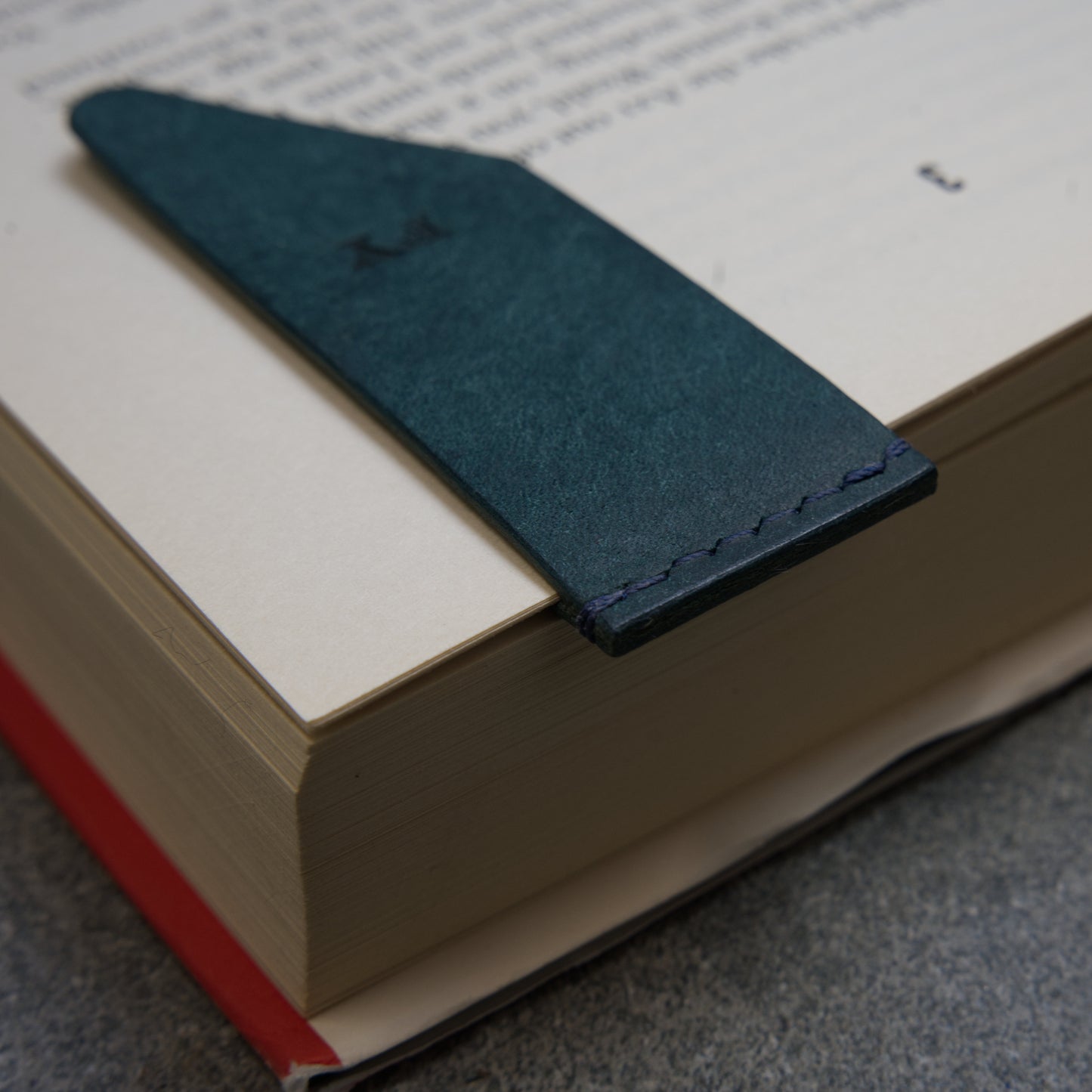 Hide Mark Leather Bookmark